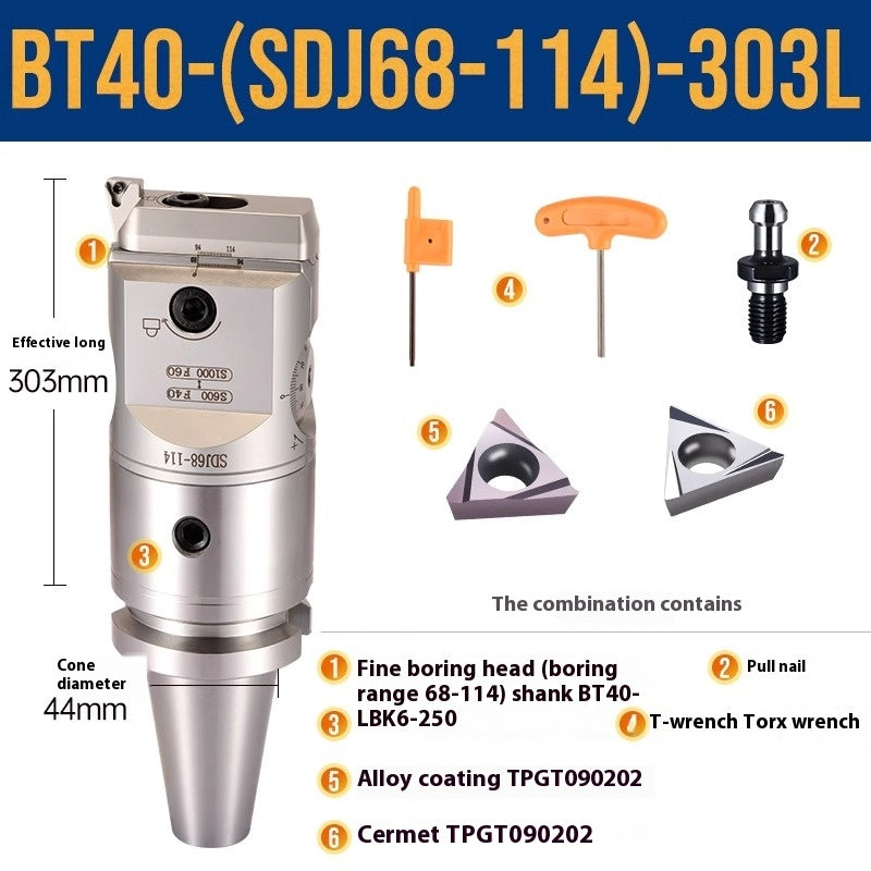1071-SDJ Fine Boring Tools Fine Boring Heads Adjustable BT40 Fine Boring Tools Set Machining Center Small Bore Fine Boring Tools Shandong Denso Pricision Tools Co.,Ltd.